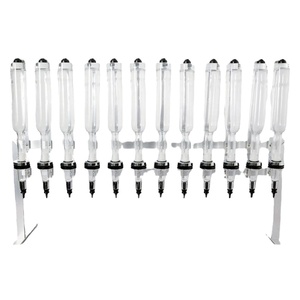 Distributeur de parfum mural en verre de 200 ml avec 6/8/12 têtes et pompe de remplissage de liquide - Product Image 1