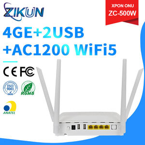 อุปกรณ์ไฟเบอร์ออปติก 4 เสาอากาศ ZC-500W ONU AC1200 WiFi 5 1GE และพอร์ต USB 2 ช่อง รุ่น HG8245H ใช้ได้กับเครือข่าย Epon และ FTTH - Product Image 6