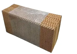 Evaporative Cooling With This New Pad Cooling System Customized Kraft Paper For Chicken Poultry Farm Equipment Wet Curtain Paper