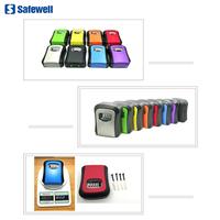 Safewell CH-806 Boîte à clés numérique murale portable personnalisée avec code de stockage à 4 chiffres pour l'extérieur – Vente en gros