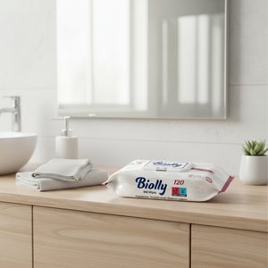 Toallitas Húmedas Biolly Daily Care 120 Unidades - Calidad de Lujo, Tejido Cruzado, No Deformables - Product Image 3