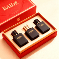 Lot de flacons de parfum miniatures neufs en gros, flacons carrés plats à sertir 30ML 50ML 100ML en verre avec boîte