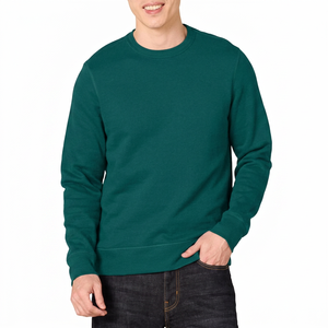 เสื้อสเวตเชิ้ตคอกลม ยูนิเซ็กซ์ สีพื้น ผ้าฝ้ายฟลีซ 370 กรัม พิมพ์ลาย กันยับ ทรงปกติ สวมใส่สบาย เหมาะสำหรับฤดูหนาว - Product Image 1