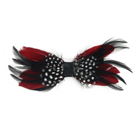 Broche personnalisée faite à la main en plumes naturelles, nœud papillon pour homme, cadeau, mariage, fête, smoking, cravate, accessoire vestimentaire