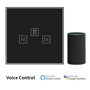 สวิตช์ม่านอัจฉริยะสำหรับบ้านแบบสัมผัสมาตรฐาน eu/uk สวิตช์ไฟอัจฉริยะแบบ ZigBee Tuya WiFi สวิตช์ไฟอัจฉริยะสวิตช์อัจฉริยะ ZigBee Tuya - Product Image 3