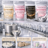 Nouvel Arrivage 2026 – Kit de 7 Masques Poudres Douces Personnalisables – Masque Modélisant en Poudre Sèche pour Hydratation Rose et Camomille