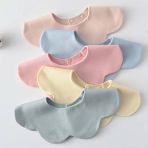 ผ้าพันคอลูกไม้ผ้าฝ้าย100% กันน้ำระดับ360ระดับผ้าพันคอผ้าช่วยเรอสำหรับเด็กแรกเกิดพร้อมกระดุมสแน็ป - Product Image 6