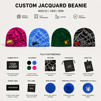 Gorro de Punto Jacquard Estilo Vintage Y2K con Diseño de Telaraña, Estilo Gótico Urbano, Sin Puño, Personalizado por el Fabricante, para Hombre