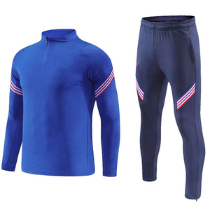 Giacca maglia da calcio a maniche lunghe da uomo <span class=keywords><strong>autunno</strong></span> e inverno abbigliamento sportivo per adulti stampa Jersey - Product Image 2