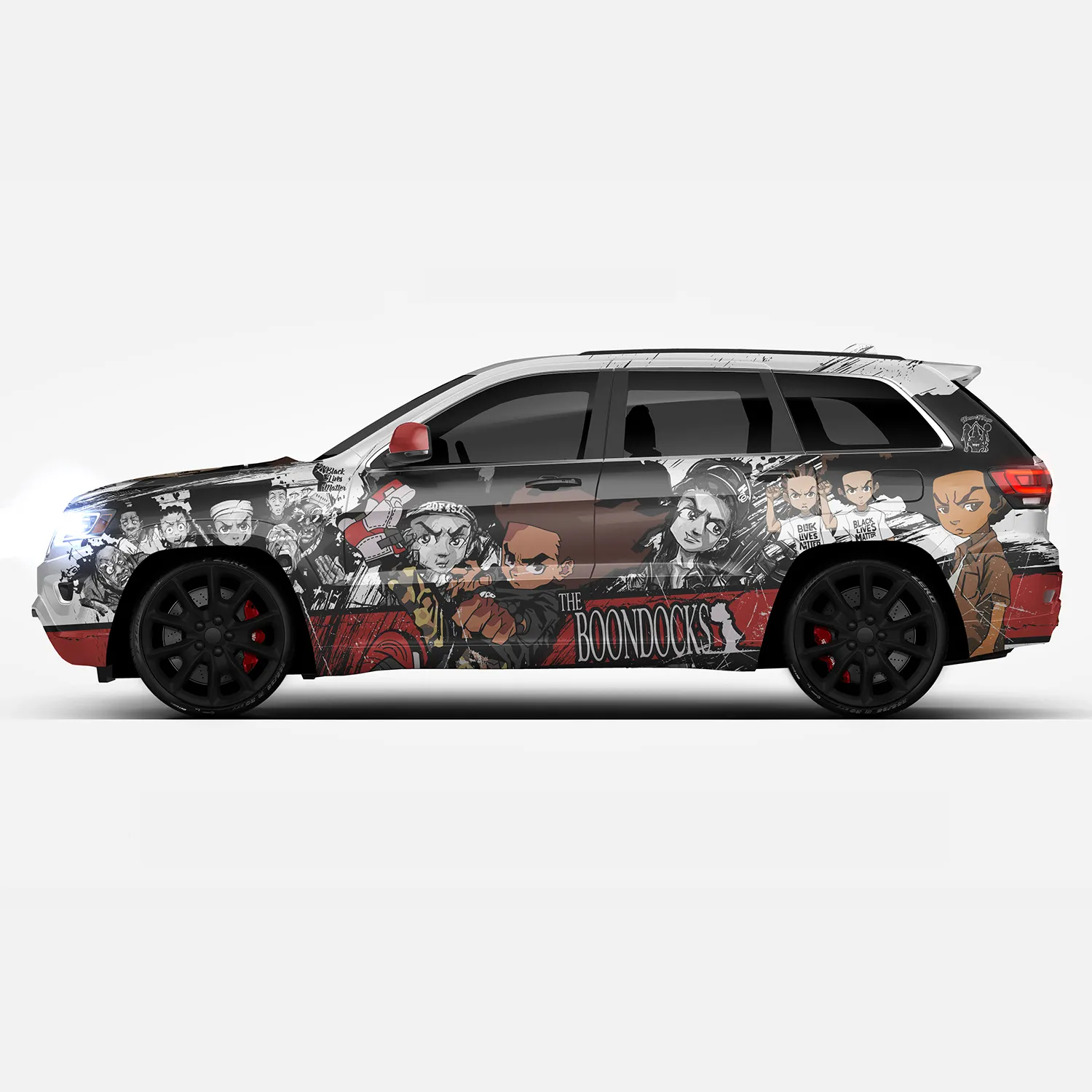 Ingrosso Boondocks Car Wrap 01 decalcomanie per auto | Cartoni animati | Meme | Adesivi personalizzati | Adesivi divertenti in vinile prezzo di fabbrica