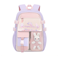 Mochila Escolar QY de Gran Capacidad para Primaria, Bolsa para Libros Infantil, Mochila Escolar para Niños