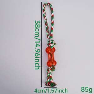 Beste ontwerp duurzame milieuvriendelijke polyester touw kerst hondenspeelgoed sets groothandel seksspeeltjes voor honden - Product Image 4