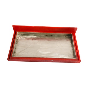 AURY Pantalla de Descarga de Acero Inoxidable con Brida Ciega de Acero Inoxidable, Cajas de Madera, 10 kg, 6 Meses de Garantía - Product Image 1