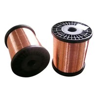 Fil rond en laiton massif Bofu 12 Ga, 50 pieds. Bobine (détendue) 99,99 % pure non alliée avec services de découpe/soudage/poinçonnage/pliage