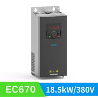 Variador de Frecuencia EC670 Trifásico 380V 18.5kW, Inversor de Frecuencia Variable (VFD/VSD) para Elevadores