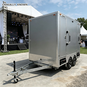 Salle de bain mobile modulaire entièrement équipée, toilettes de luxe pour le camping, remorque de toilettes pour événements - Product Image 5
