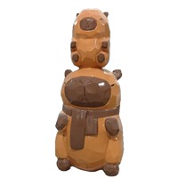 Cadre photo en résine sculptée Capybara, style dessin animé, thème musique, amour, religion, pour décoration extérieure, hôtels, zones touristiques, galeries d'art