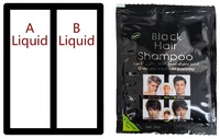 Mesin Pengemas Sachet Cair Dua Bahan Double Hopper Otomatis untuk Sampo Hitam, Pewarna Rambut, Pengemasan Kantong Dalam dan Luar