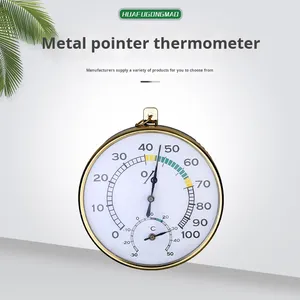 Termo-higrômetro Doméstico de Bulbo Úmido/Seco com Ponteiro Metálico em Material ABS - Faixa de Temperatura e Umidade de -30°C a 100°C - Product Image 2