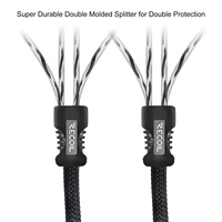 Kenar pcipcipremium 99.99% oksijensiz bakır 17ft 4 kanallı RCA ses bağlantı kablosu (4x RCA erkek 4x RCA erkek)