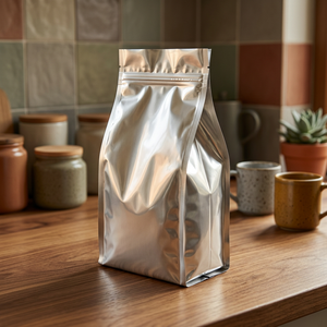 Bolsa con Fondo Plano y Cierre Personalizada para Envasado de Café y Té, Bolsa de Café de Aluminio Premium con Fondo Plano - Product Image 3