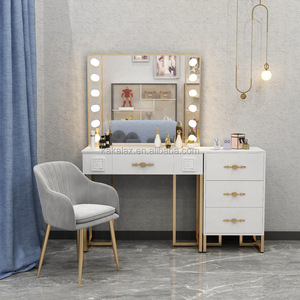 <strong>Cheap</strong> Salon Station Furniture Beauty Salon <strong>hollywood</strong> Make up <strong>Mirrors</strong> - Product Image 5
