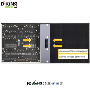 Écran LED intérieur ultra-fin personnalisé P2.5, mur vidéo publicitaire double face, panneau LED en aluminium moulé sous pression 1000*250mm - Product Image 1