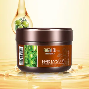 Échantillons gratuits masque revitalisant pour cheveux profonds masque de traitement pour cheveux à l'huile d'argan du Maroc