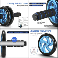 Ensemble de roulettes abdominales pour l'entraînement musculaire et les exercices abdominaux 2025