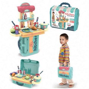 ชุดครัวของเล่นเด็ก ชุดทำอาหารจำลอง พลาสติก ของเล่นเสริมพัฒนาการเด็ก - Product Image 4