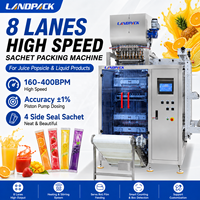 Multi-lane shampoo freeze pop freezie sachets verpakkingsmachines