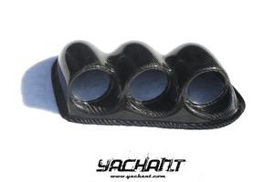 कार्बन फाइबर 2001 करने के लिए 2007 विकास EVO 7 8 9 RHD के लिए ट्रिपल पानी का छींटा गेज फली 52mm EVO 7 8 9 आंतरिक प्रतिस्थापन - Product Image 2