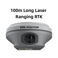 Récepteur GNSS RTK laser G10L 100m à géopositionnement, 1408 canaux, pour repérage AR et levés de haute précision GPS