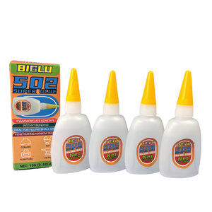 15g BIGLU 502 Super colle <span class=keywords><strong>cuir</strong></span> caoutchouc bois métal forte liaison liquide colle outil instantané cyanoacrylate adhésif - Product Image 1