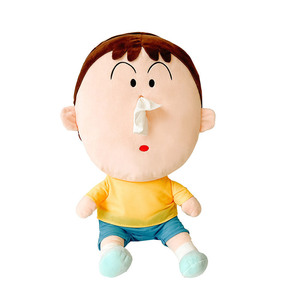 3 tamaños Crayon Shin-Chan colgante de juguete de peluche A <span class=keywords><strong>Fool</strong></span> caja de pañuelos muñeca de dibujos animados cajón de coche puede poner papel de seda para niños regalos - Product Image 6