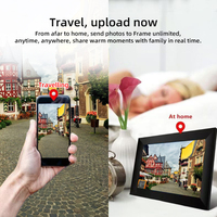 Cadre photo numérique à partage instantané, écran tactile IPS, stockage 16 Go, bureau, intelligent, Wi-Fi, 10,1 pouces