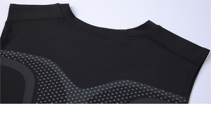 Người Đàn Ông Của Phòng Tập Thể Dục Thể Thao Tank Top Sexy Chặt Chẽ Phù Hợp Gân Vest Biểu Tượng Tùy Chỉnh Thời Trang Màu Rắn Không Tay Hình Dệt Kim Dệt - Product Image 4