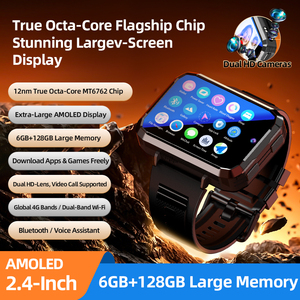 Reloj Inteligente T9 Android 10, 6GB 128GB, Descarga de Aplicaciones, 4G LTE, Tarjeta SIM, Cámara Dual, Pantalla AMOLED, IP67, NFC, Bandas Globales - Product Image 2