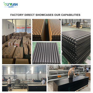 Paneles Acústicos Decorativos Modernos para Interiores, Insonorizantes, <span class=keywords><strong>Acabado</strong></span> en Melamina, Madera de Roble Blanco, Ecológicos, Ignífugos, para Grabación - Product Image 4