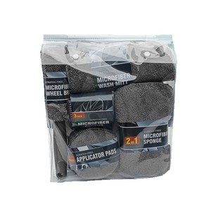 Kit de lavage de voiture en microfibre, ensemble de 9 pièces, outils de nettoyage sans rayures pour le detailing et l'entretien des véhicules - Product Image 5