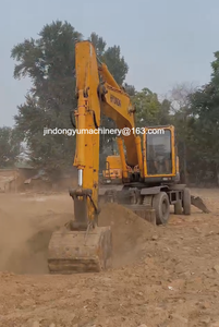 รถขุดเกาหลีมือสอง Hyundai210w-9 ขนาด 21 ตัน สำหรับขาย / รถขุดล้อยางมือสอง Hyundai 210w-9 - Product Image 4