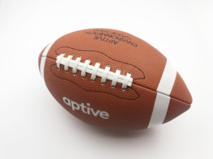Dimensione 3 6 9 piena stampa in pelle logo personalizzato palla da Football americano - Product Image 5