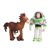 Figura de Acción de Toy Story 4 de XRH, Juguete de Anime Más Vendido, 7 Piezas, Buzz Lightyear, Tracy, Woody, Aliens, Jessie, Dragon, Forky