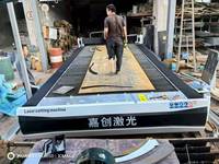 Mesin Pemotong Laser Fiber Logam Mesin Pemotong Laser Fiber 6000w / Harga Mesin Pemotong Laser Cnc 6025