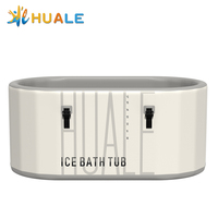 Baignoire à glace gonflable en PVC pour l'extérieur avec logo personnalisé, structure Drop Stitch