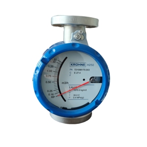 Rotamètre KROHNE H250 M40 : adapté aux liquides/gaz, installable dans les conduites verticales, horizontales ou verticales orientées vers le bas. H250 - Product Image 1