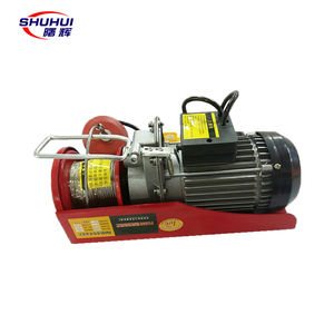 Alat Angkat Tali Kawat Mini Elektrik 100kg 200kg 300kg 400kg Peralatan Penanganan <span class=keywords><strong>Material</strong></span> untuk Konstruksi - Product Image 6