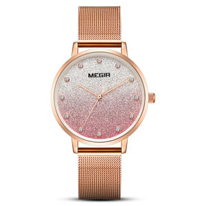 Nuevo reloj de mujer con esfera degradada, diseño ultrafino, elegante reloj de pulsera de cuarzo - Product Image 2