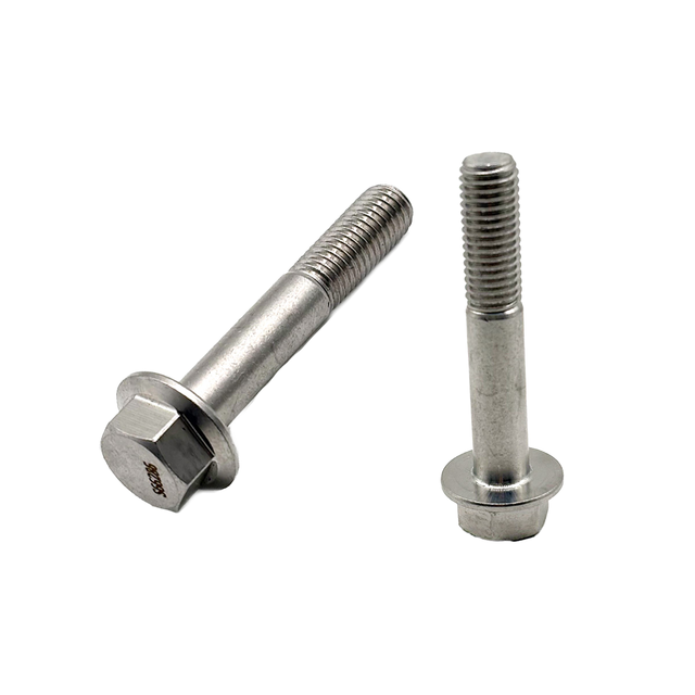 Hot Sale Titanium Alloy Hex Head Flange Bolts UNF Thread Plain Finish High-strength and Lightweight Bolts for Aerospace Industry