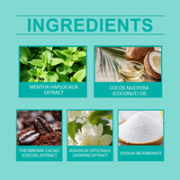 Dentifrice naturel à la menthe et à la noix de coco, fabriqué sur mesure, blanchissant, éliminant la plaque dentaire, anti-sensibilité, haleine fraîche longue durée